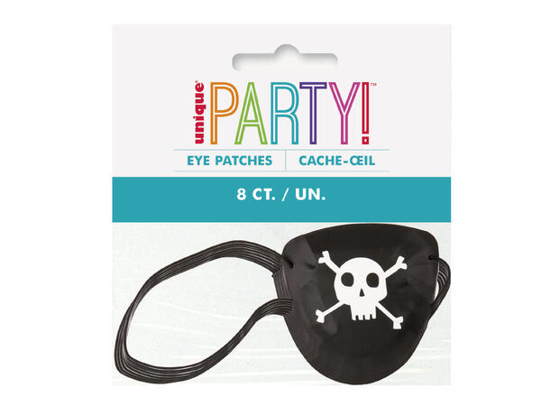 Ahoy Pirate 8 Øyelapper i plast for barn