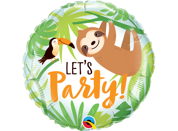 Let's Party Toucan & Sloth 1 Folieballong - 46cm (18")