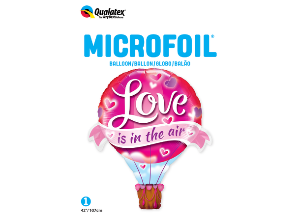 Love Is In The Air Balloon 1 Stor folieballong – 106cm