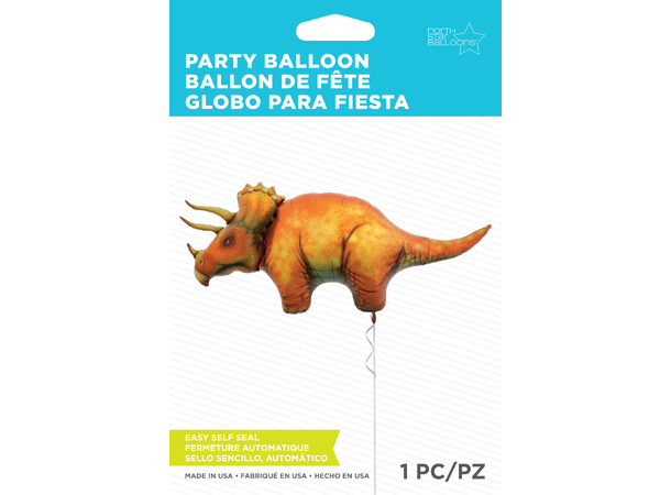Triceratops 1 Stor folieballong - 107cm