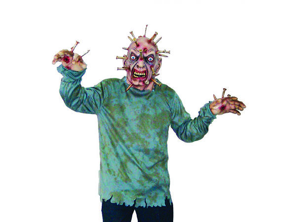Kostyme - Zombie - Spikermann 1 Kostyme - Onesize