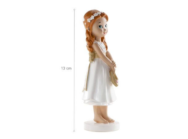 Konfirmasjon - Animert stil - Jente 2 1 Kakefigur i plast - 13cm