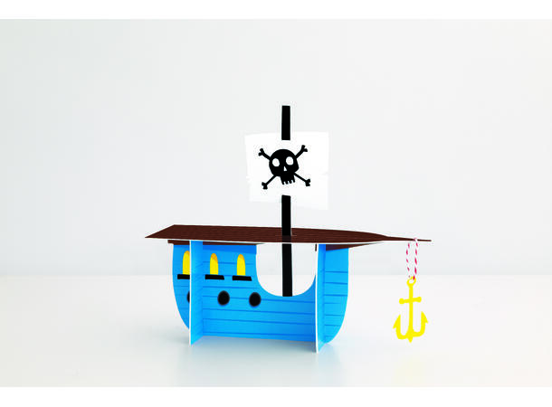 Ahoy Pirate 1 Borddekorasjon i papir