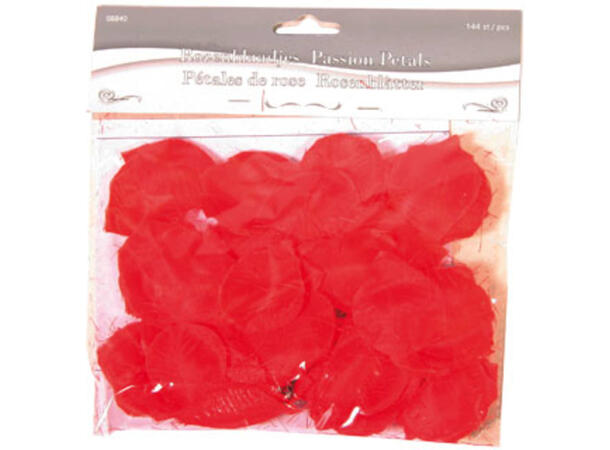 Roseblader - Deluxe - Rød 144 Roseplader i pose