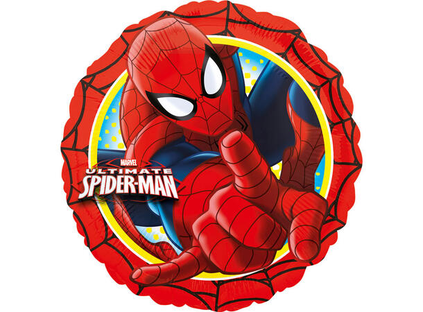 Ultimate Spider-Man 1 Folieballong Rund  - 43cm (18")
