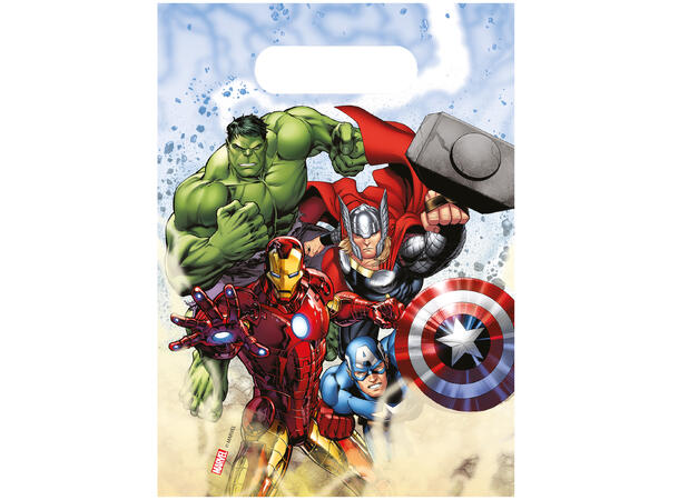 Avengers Infinity Stones 6 Plastikk Godteposer