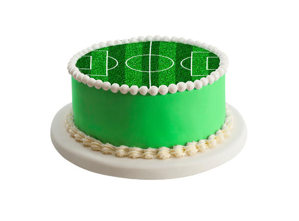 Fotball 1 Spiselig kakeskilt - sukkerfri - 16cm