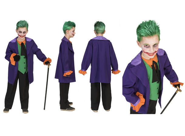 Kostyme - Joker 1 Snippkjole og skjorte