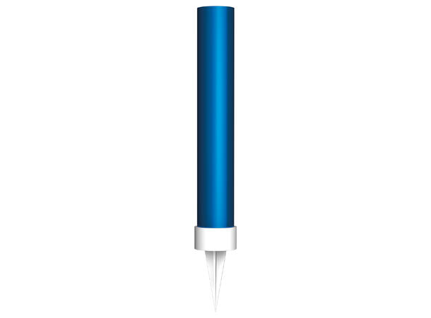 Isfontener - Blå metallic 2 Isfontener - 9,5cm - brenner i 40 sek
