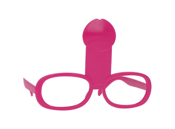 Briller med Penis - Rosa 1 Par