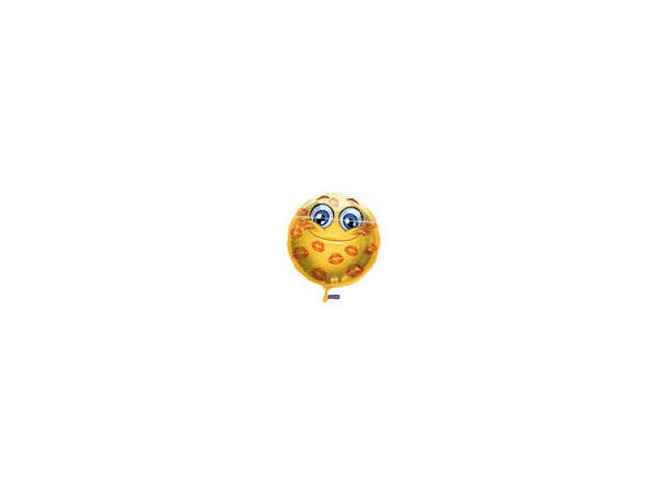 Emoji Lips Love 1 Folieballong - 43cm (17")