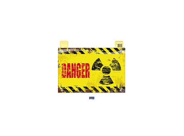 Veggdekorasjon - Danger 1 Stk - 37cm