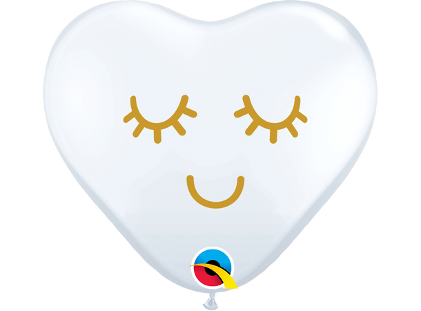 11H Eyelashes - Assorted 50 gummiballonger - 28cm (11") 