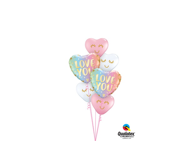 11H Eyelashes - Assorted 50 gummiballonger - 28cm (11") 