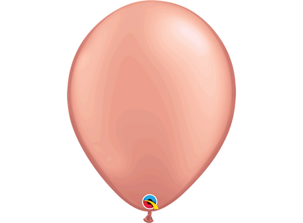 16R Rose Gold MT 50 gummiballonger - 41cm (16")