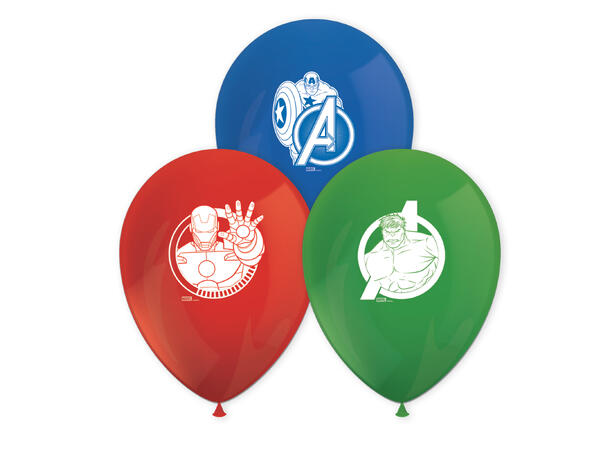 Avengers Infinity Stones 8 Gummiballonger med trykk - 30cm