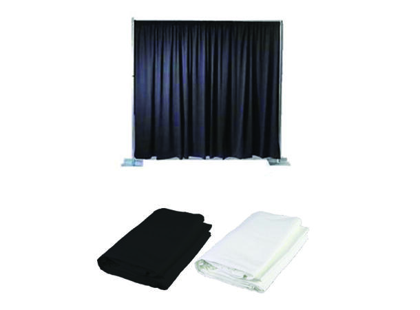 Backdrop sort Mål: 2x3m