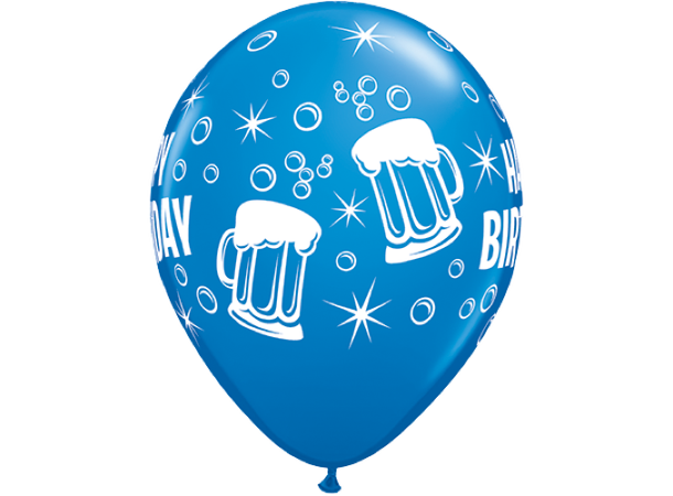 Birthday Beer Mugs 25 gummiballonger - 28cm (11")