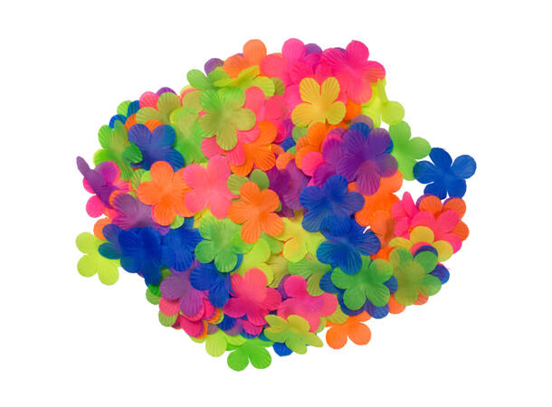 Blomsterblader - konfetti neonfarger 300 Stk blader i poyester