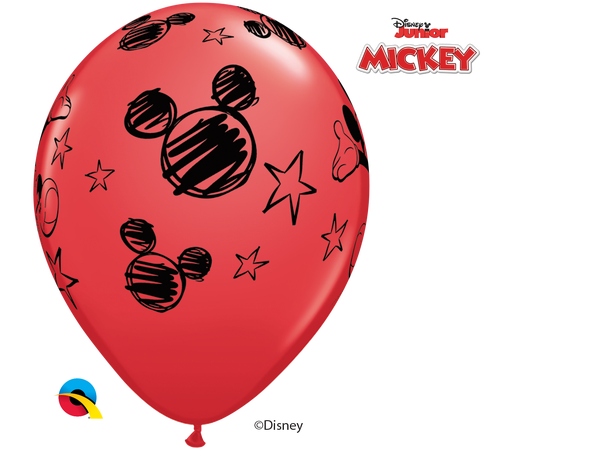 Disney Mickey Mouse 25 gummiballonger - 28cm (11")