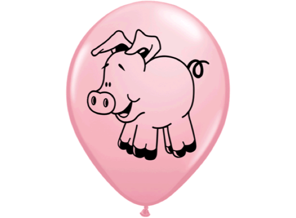 Farm Animals 25 gummiballonger - 28cm (11")