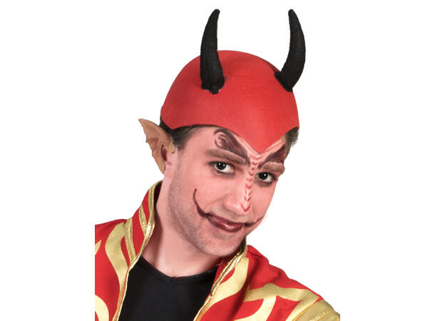 Felthatt - Horn - Rød 1 Hatt 