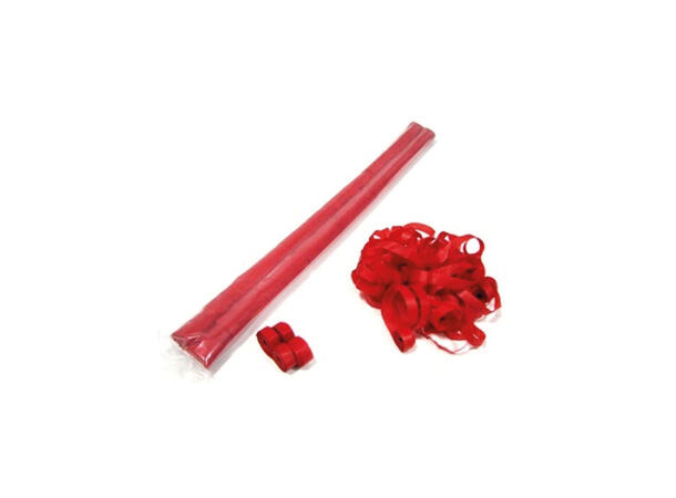 Flammesikre papirremser - Rød 20 ruller med streamere - 50cm