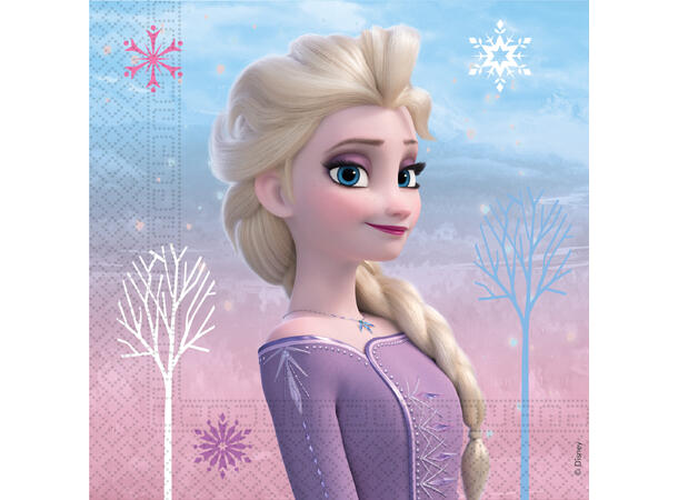 Frozen 2 Wind Spirit 20 Tolags papirservietter - 33x33cm