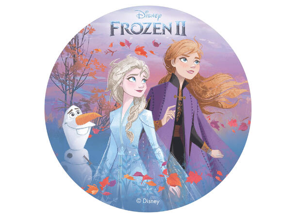 Frozen II - Høst 1 spiselig kakeskilt - 20cm