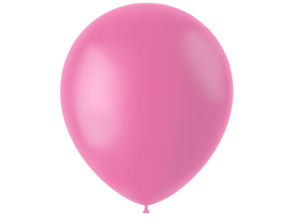 Gummiballonger - Rosey Pink Matt 100 Gummiballonger - 33cm (13")