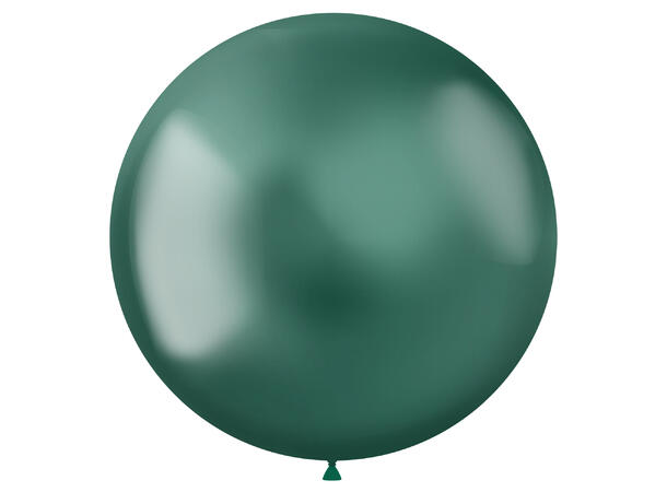 Intense Green Metallic 5 Gummiballonger - 48cm (19")