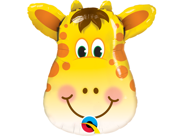 Jolly Giraffe  – u/ selvlukk. vent 1 Folieballong - 36cm (14")
