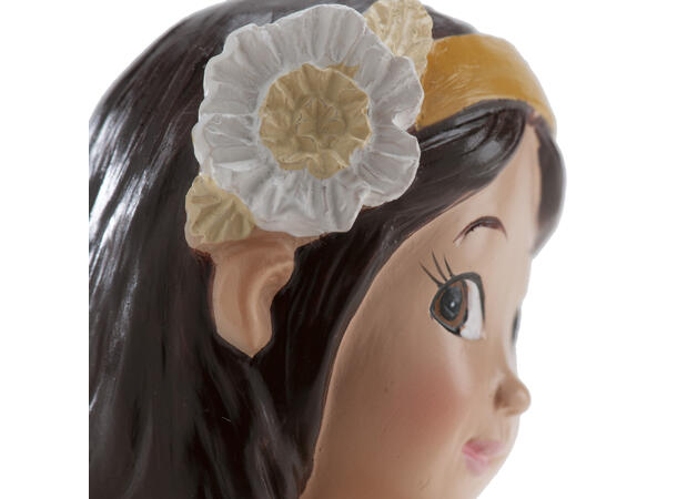 Konfirmasjon - Animert stil - Jente 4 1 Kakefigur i plast - 16cm 