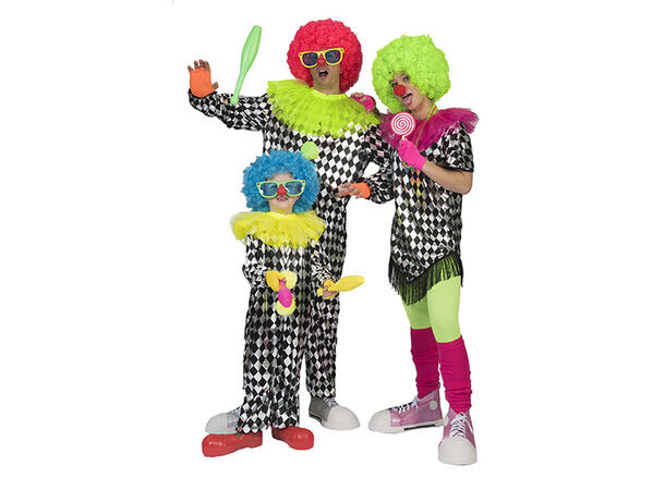 Kostyme -Klovn - Kokki 1 Kostyme - Herre - Onesize