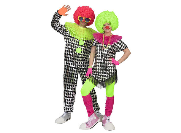 Kostyme -Klovn - Kokki 1 Kostyme - Herre - Onesize