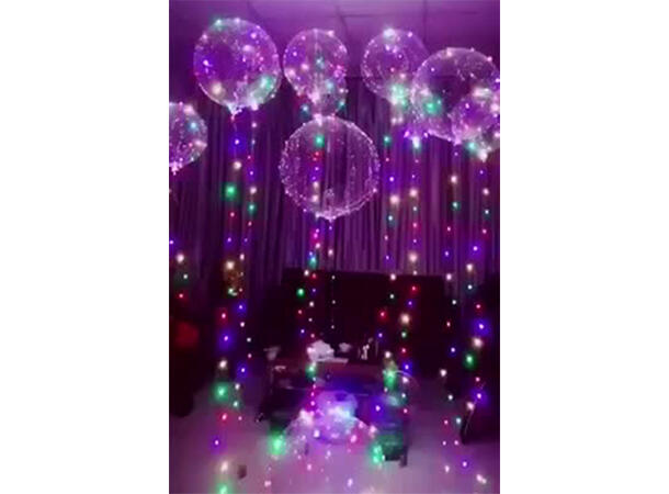 LED-lys i lenke til ballongbruk 1 LED lenke - 3m - Uten batterier