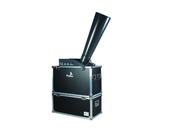 Large CO2 confetti cannon in flightcase Mål - 106x93x45cm - 25kg