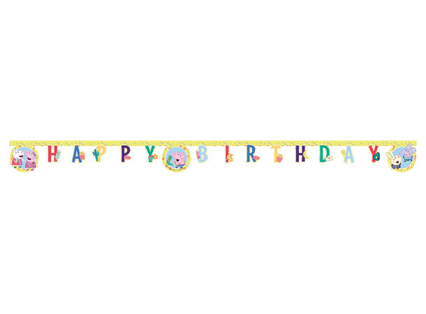 Peppa Pig - Messy Play 1 "Happy Birthday" - Leddbanner