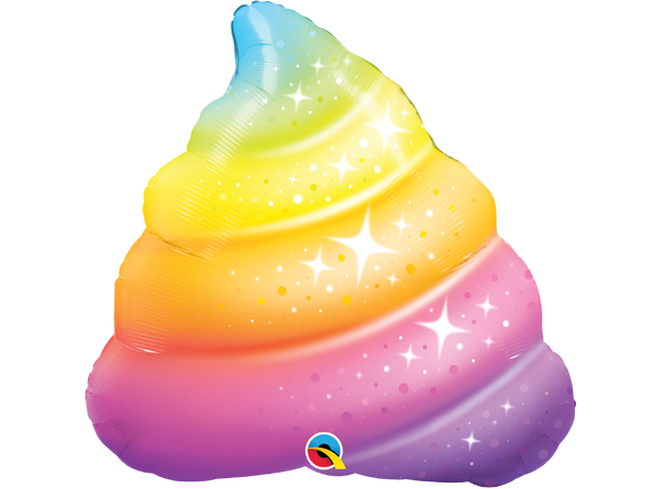 Rainbow Pops Sparkle 1 Stor folieballong - 76cm