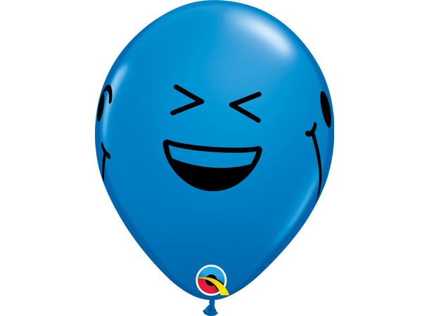 Smiling Faces assortment 25 gummiballonger - 28cm (11")