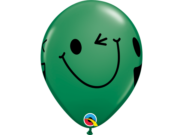 Smiling Faces assortment 25 gummiballonger - 28cm (11")