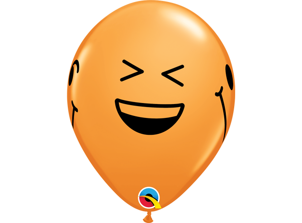 Smiling Faces assortment 25 gummiballonger - 28cm (11")