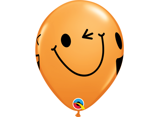 Smiling Faces assortment 25 gummiballonger - 28cm (11")