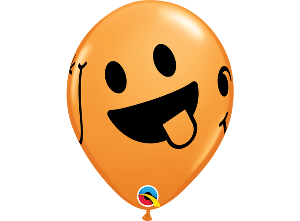 Smiling Faces assortment 25 gummiballonger - 28cm (11")