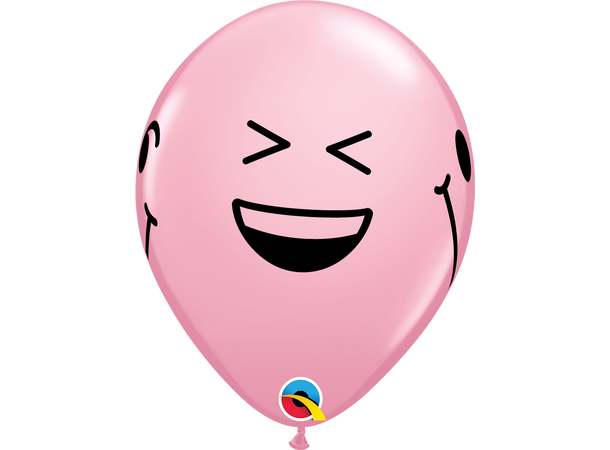 Smiling Faces assortment 25 gummiballonger - 28cm (11")