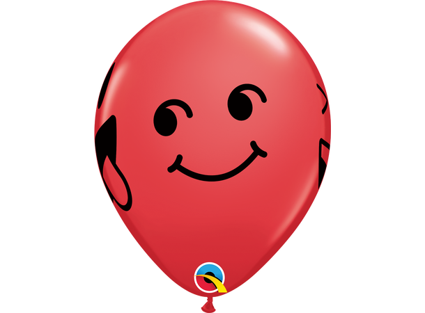 Smiling Faces assortment 25 gummiballonger - 28cm (11")
