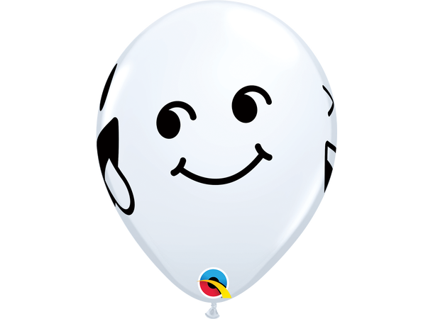 Smiling Faces assortment 25 gummiballonger - 28cm (11")