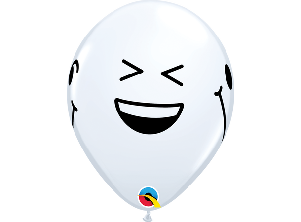 Smiling Faces assortment 25 gummiballonger - 28cm (11")