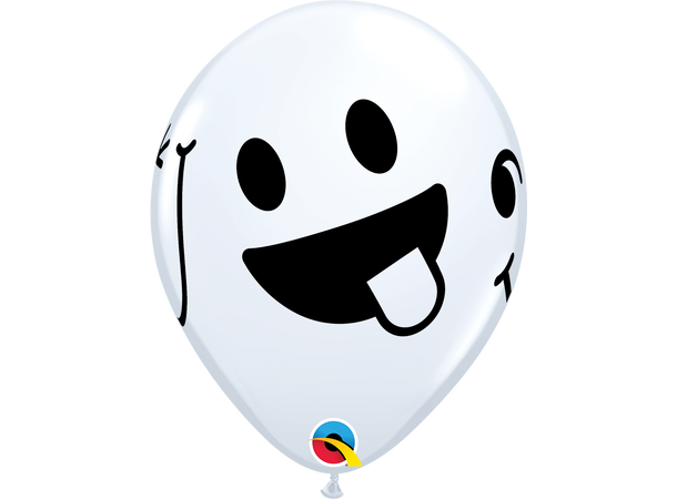 Smiling Faces assortment 25 gummiballonger - 28cm (11")