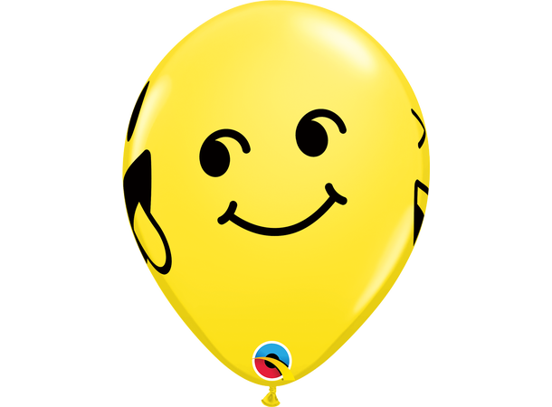 Smiling Faces assortment 25 gummiballonger - 28cm (11")
